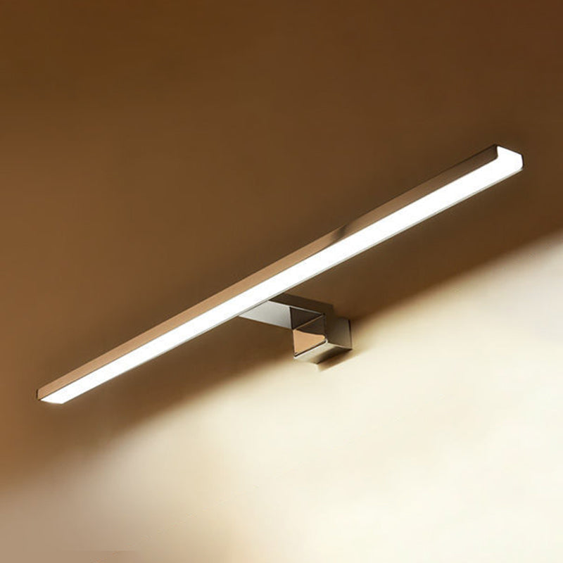 Linear Vanity Light Modern Metal 1 Light LED Mirror Light for Bathroom