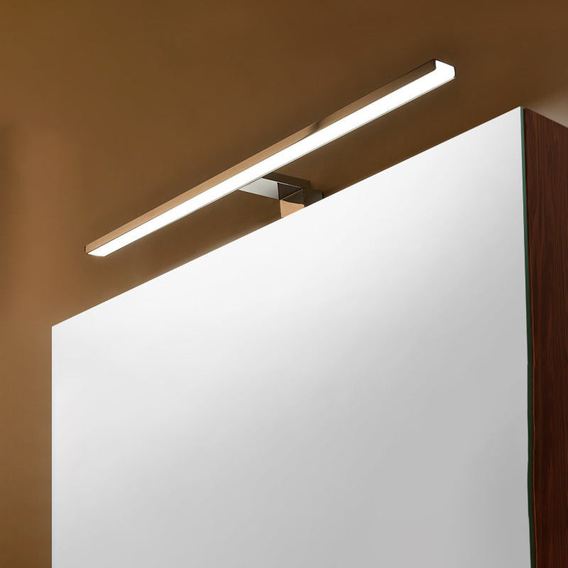 Linear Vanity Light Modern Metal 1 Light LED Mirror Light for Bathroom