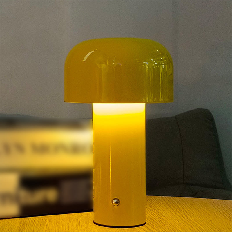 1-Light LED Table Lamp Macaron Chargeable Desk Light with Acrylic Shade for Living Room