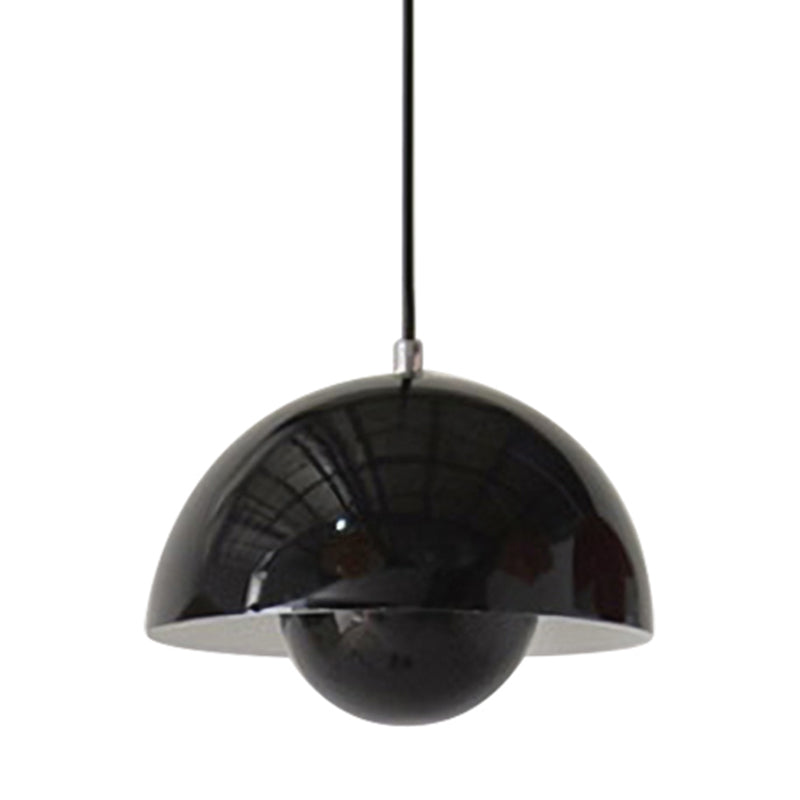 Round Shape Metal Hanging Light Modern 1 Light Hanging Light Mount Fixture