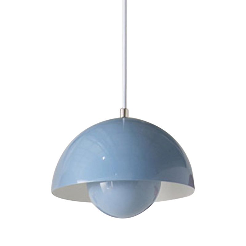 Round Shape Metal Hanging Light Modern 1 Light Hanging Light Mount Fixture