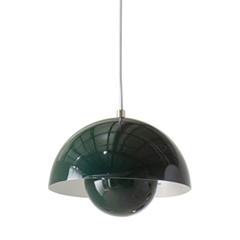 Round Shape Metal Hanging Light Modern 1 Light Hanging Light Mount Fixture