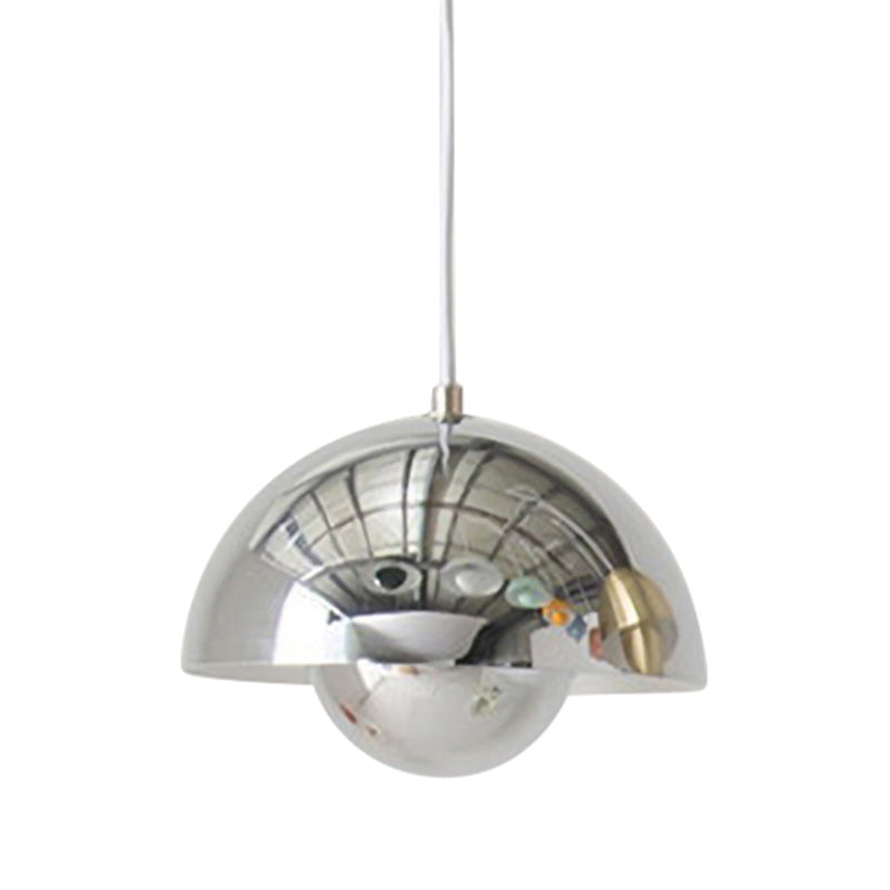 Round Shape Metal Hanging Light Modern 1 Light Hanging Light Mount Fixture