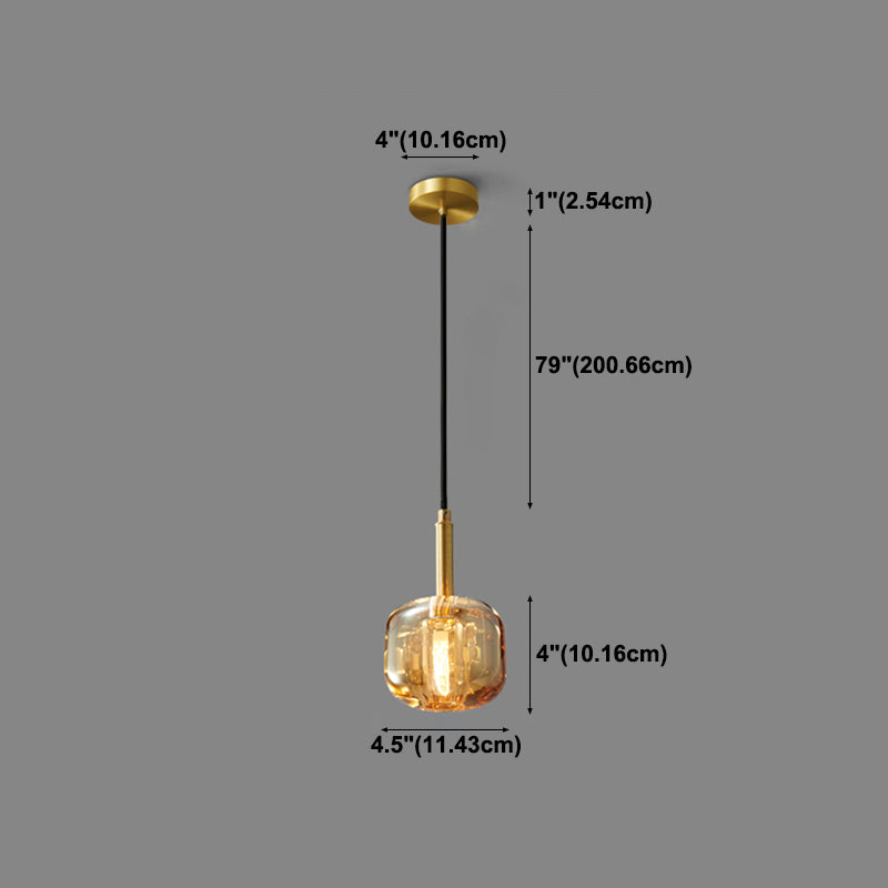 Modern Style Hanging Light Creative Crystal Pendant Lighting Fixture