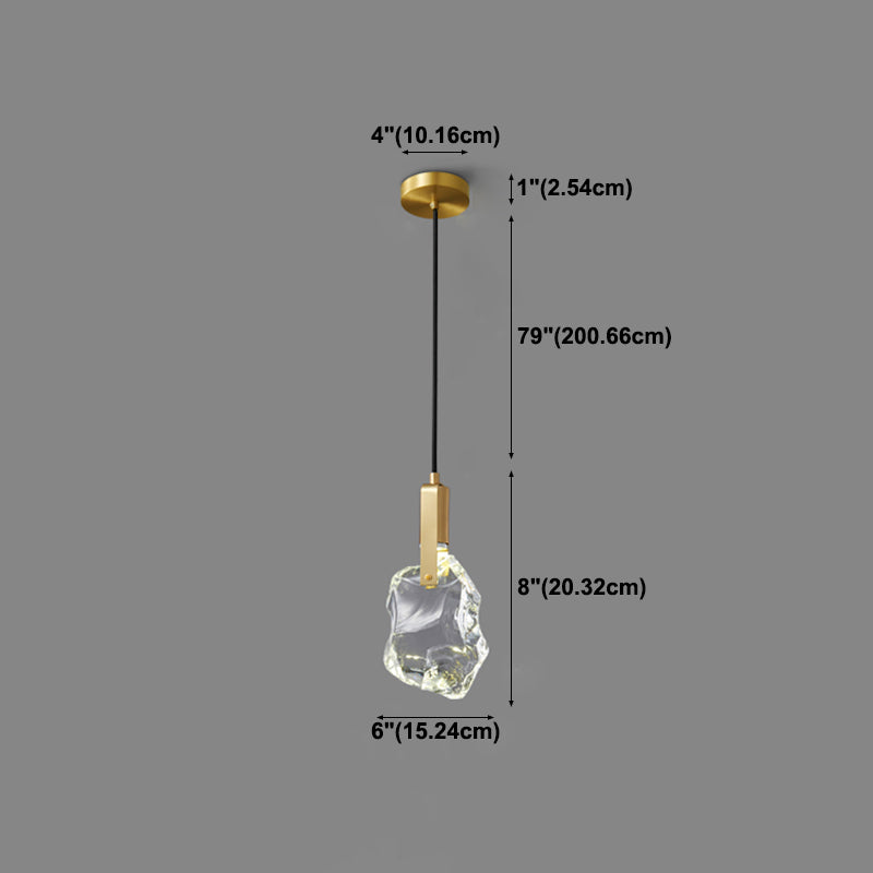 Modern Style Hanging Light Creative Crystal Pendant Lighting Fixture