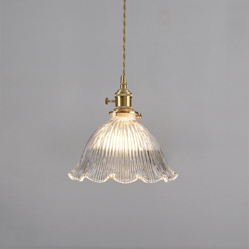 Modern Style Simple Glass Hanging Light Creative Pendant Lighting Fixture