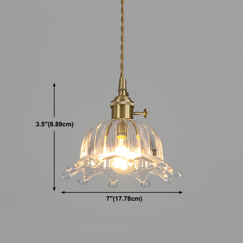 Modern Style Simple Glass Hanging Light Creative Pendant Lighting Fixture