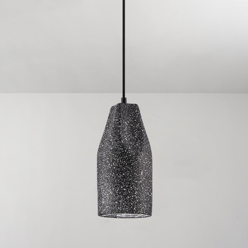 Geometric Concrete Pendant Lamp Nordic 1-Light Dining Room Suspension Light