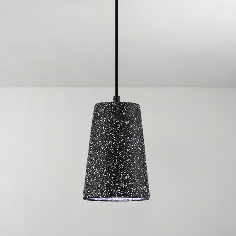 Geometric Concrete Pendant Lamp Nordic 1-Light Dining Room Suspension Light