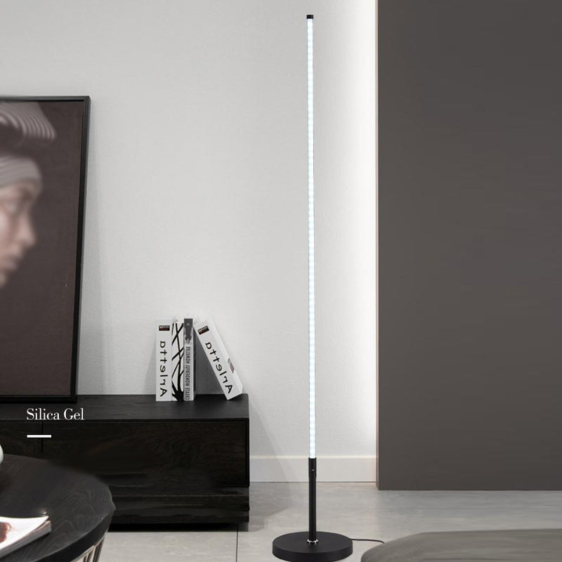 Nordic Linear Floor Lamp Metal 55" High LED Floor Light for Living Room