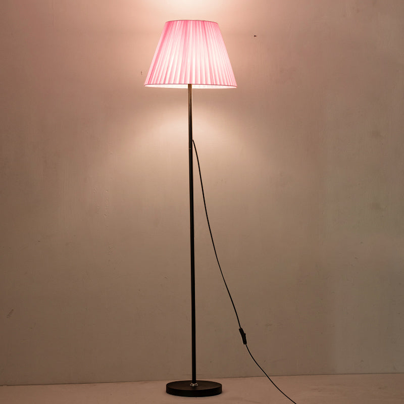 Fabric Floor Standing Lamp Simplicity Style Floor Light for Bedroom