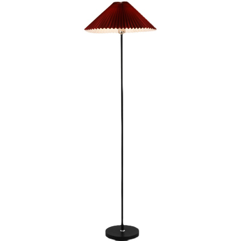 Conical Floor Light Nordic Style Fabric Floor Lamp for Living Room