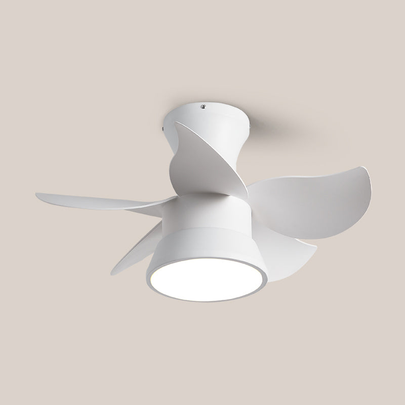 1-Light Ceiling Fan Light LED Ceiling Mount Lamp with Acrylic Shade for Kid's Room