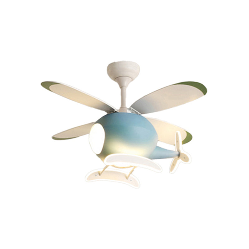 Modern Style Ceiling Fan Lamp Metal Multi Light Ceiling Fan Lighting for Children's Room