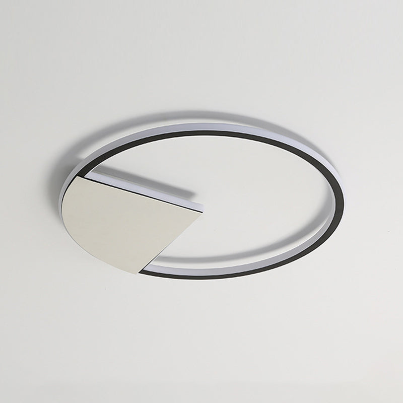 Metal Circular Ceiling Mount Light Fixture Nordic LED Ceiling Fixture