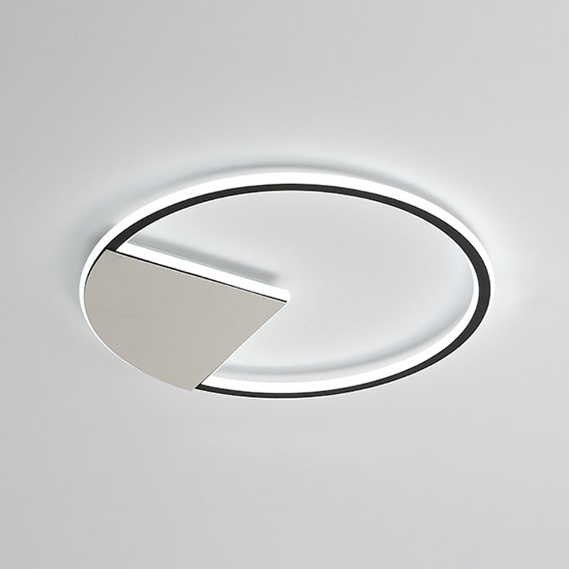 Metal Circular Ceiling Mount Light Fixture Nordic LED Ceiling Fixture