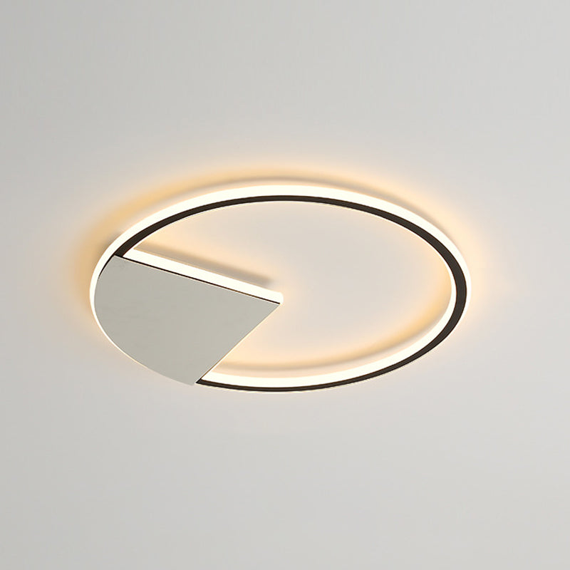 Metal Circular Ceiling Mount Light Fixture Nordic LED Ceiling Fixture