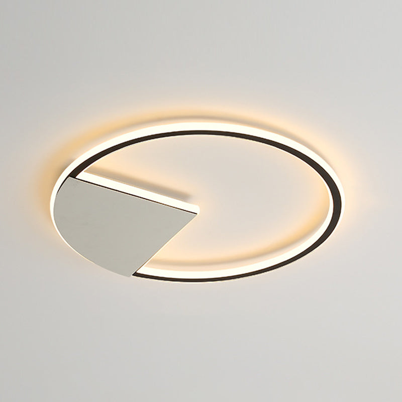 Metal Circular Ceiling Mount Light Fixture Nordic LED Ceiling Fixture