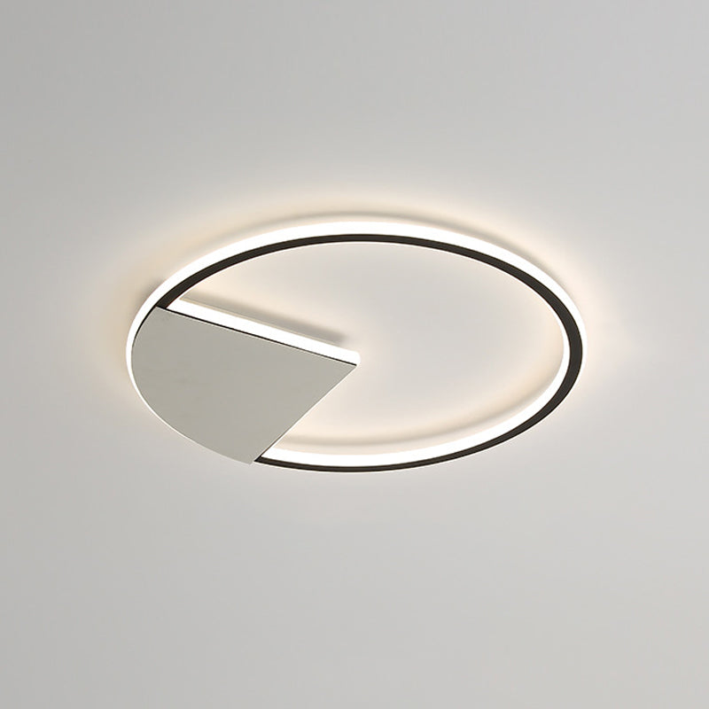 Metal Circular Ceiling Mount Light Fixture Nordic LED Ceiling Fixture