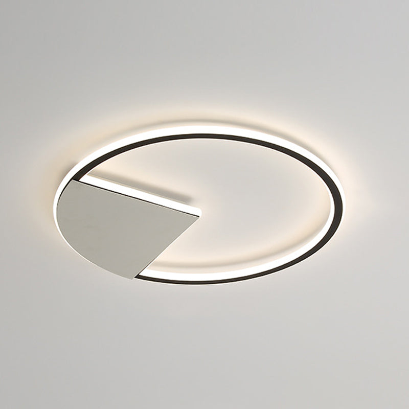 Metal Circular Ceiling Mount Light Fixture Nordic LED Ceiling Fixture