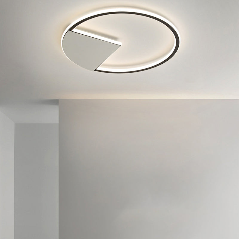 Metal Circular Ceiling Mount Light Fixture Nordic LED Ceiling Fixture