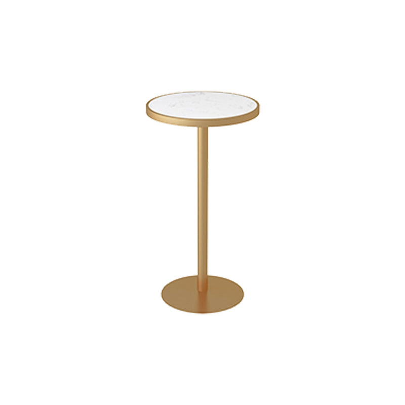 Stone Bar Dining Table Glam Round /Square Bar Table with Pedestal for Dining Room