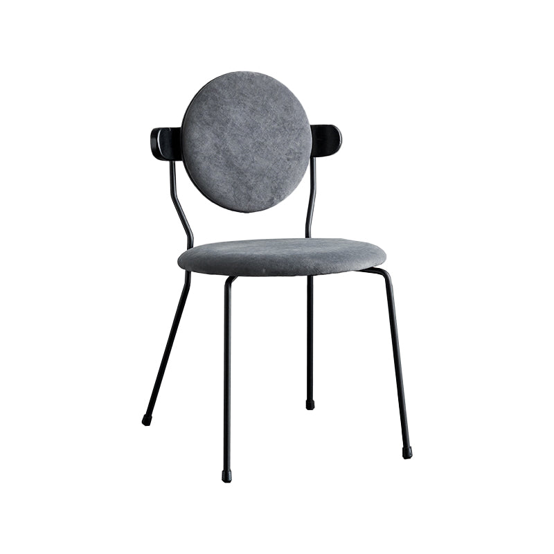 Minimalist Design Armless Open Back Chairs for Home Upholstered Side Chair