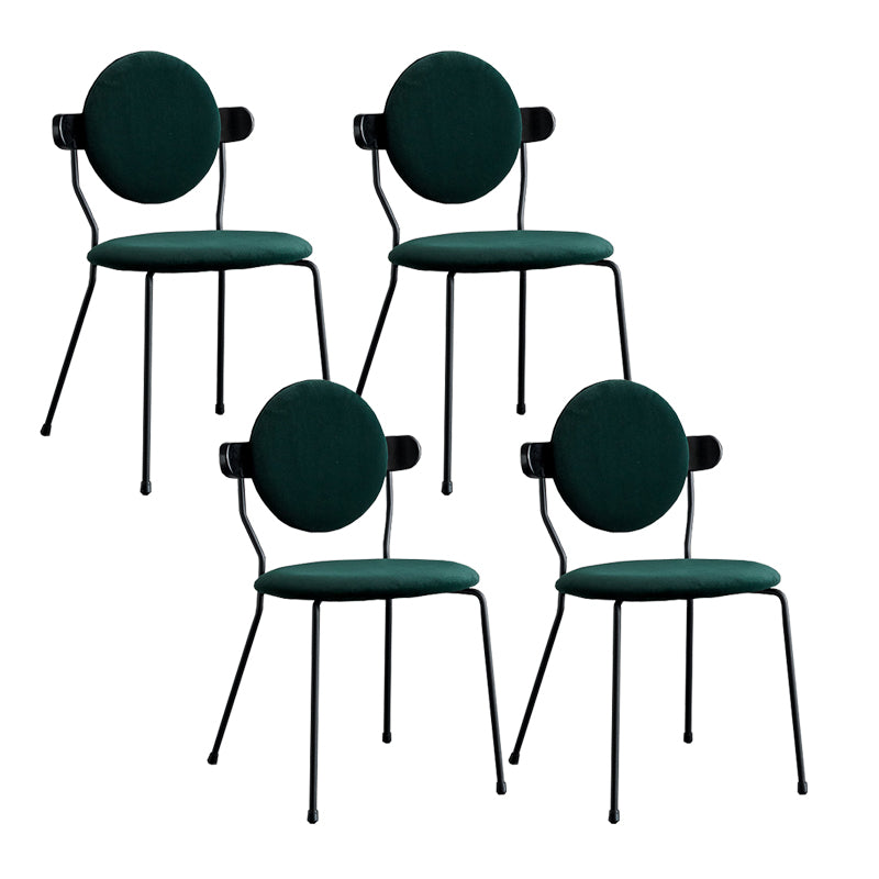 Minimalist Design Armless Open Back Chairs for Home Upholstered Side Chair