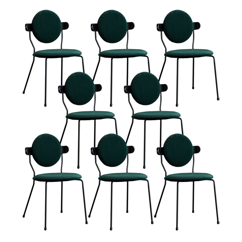 Minimalist Design Armless Open Back Chairs for Home Upholstered Side Chair