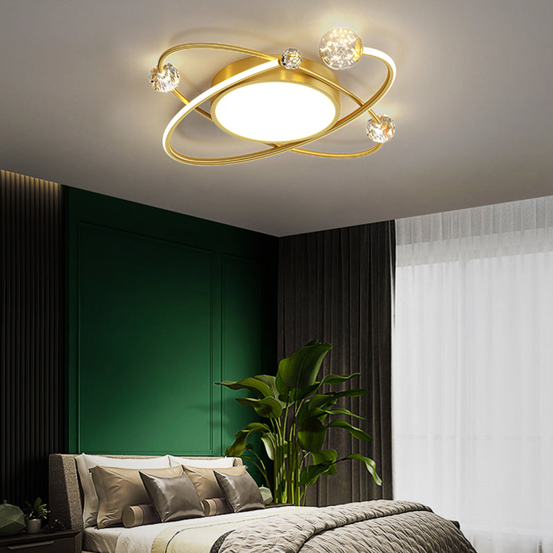 LED Flush Mount Light Modern Ceiling Lamp for Bedroom Living Room