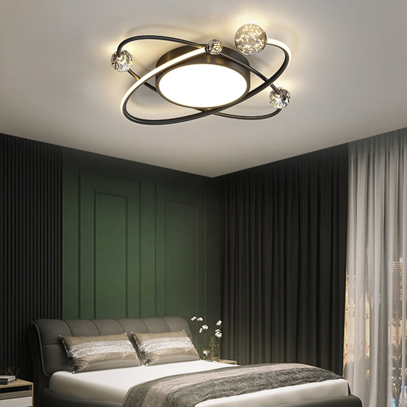 LED Flush Mount Light Modern Ceiling Lamp for Bedroom Living Room