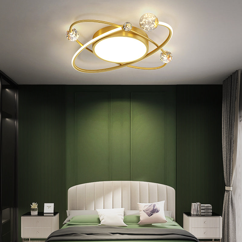 LED Flush Mount Light Modern Ceiling Lamp for Bedroom Living Room