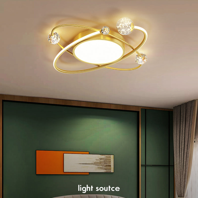 LED Flush Mount Light Modern Ceiling Lamp for Bedroom Living Room