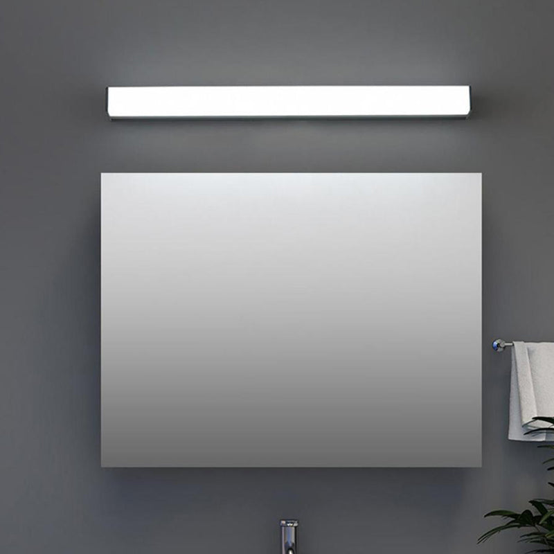 Linear Modern Vanity Light Metal 1 Light LED Mirror Light for Bathroom