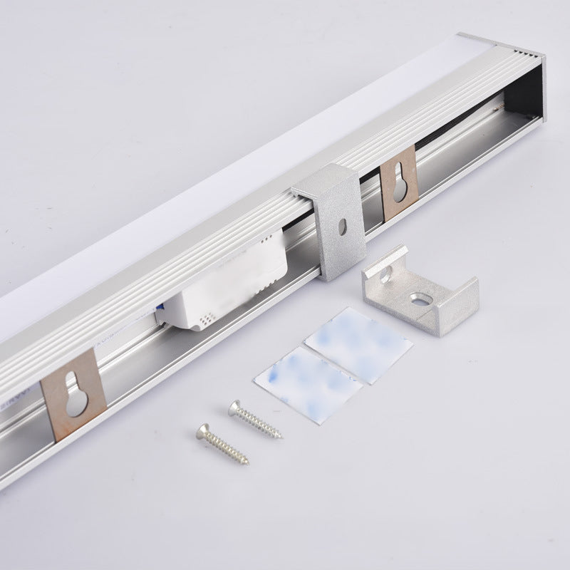 Linear Modern Vanity Light Metal 1 Light LED Mirror Light for Bathroom