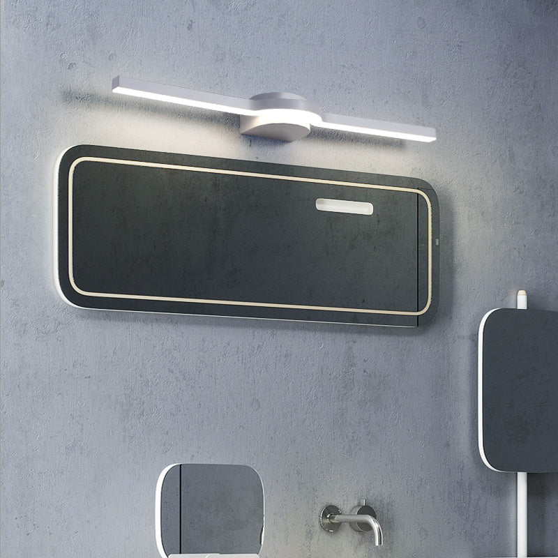 Linear Vanity Light Modern Metal 1 Light LED Mirror Light for Bathroom