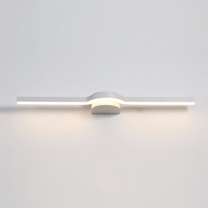 Linear Vanity Light Modern Metal 1 Light LED Mirror Light for Bathroom