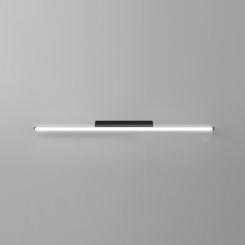 Linear Shape Metal Wall Mount Lighting Modern 1-Light Mirror Wall Mount Light Fixture