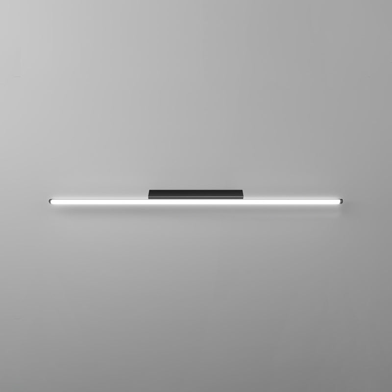 Linear Shape Metal Wall Mount Lighting Modern 1-Light Mirror Wall Mount Light Fixture