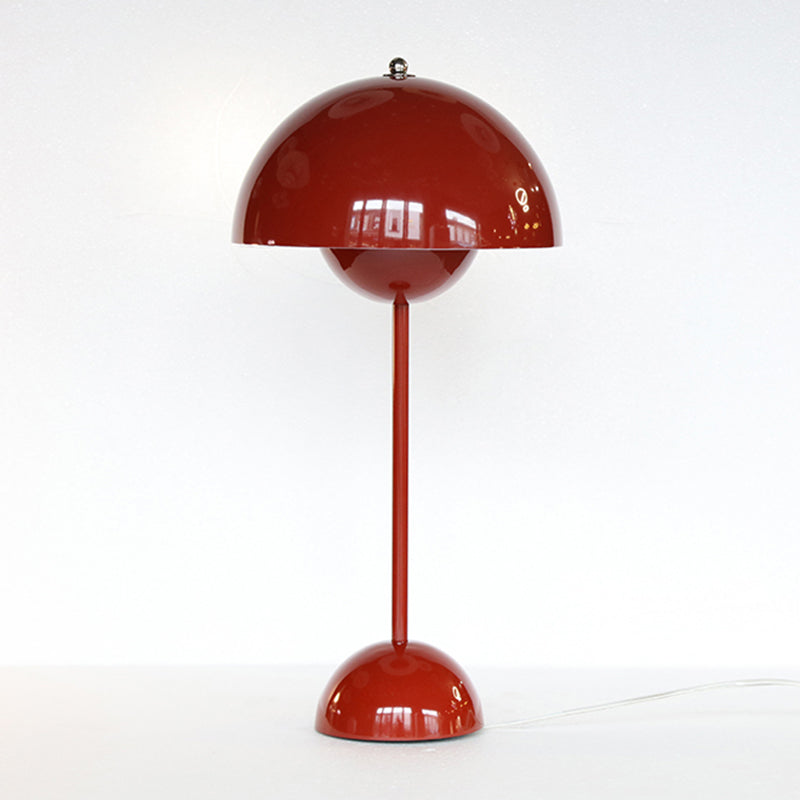 Dome Bedroom Table Lamp Metal Minimalist Style Night Table Lamp