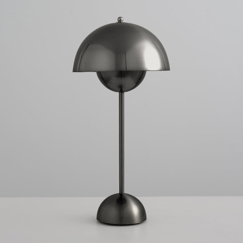 Dome Bedroom Table Lamp Metal Minimalist Style Night Table Lamp