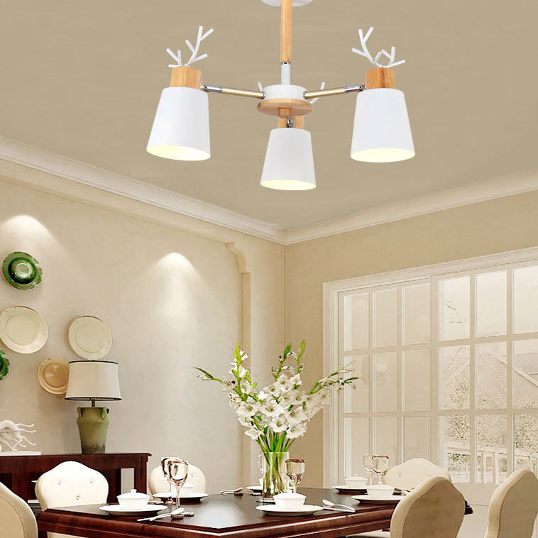 Multi Light Unique Hanging Chandelier Modern Style Metal Hanging Lighting for Living Room