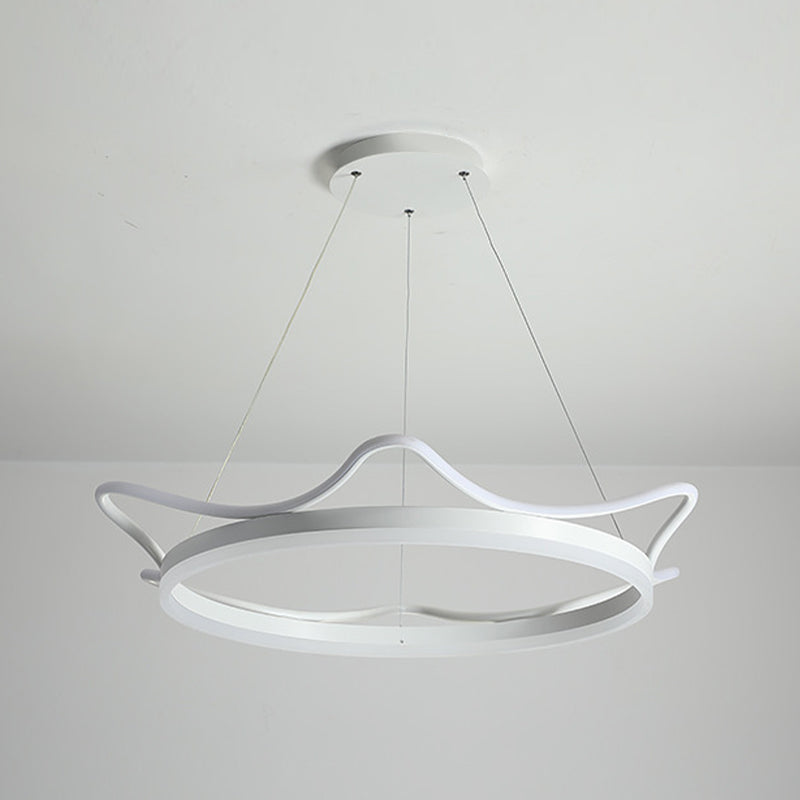 Luminaires de pendentif métallique de forme linéaire