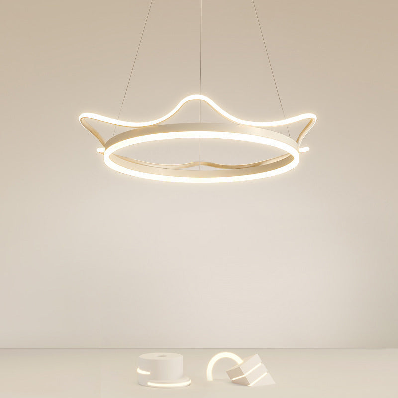 Luminaires de pendentif métallique de forme linéaire