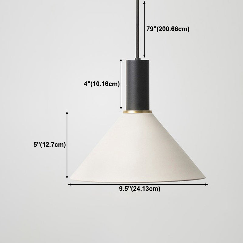 Contemporary Style Geometry Shape Pendant Light Metal 1 Light Hanging Pendant Light