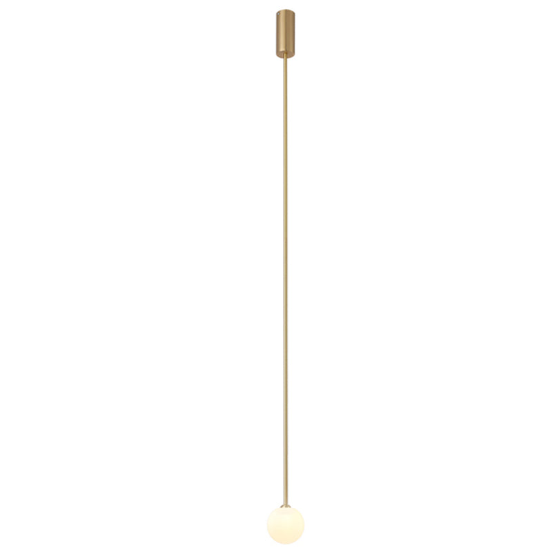 Modern Simple Ceiling Lamp Ball Shape Pendant Light with Glass Shade for Living Room