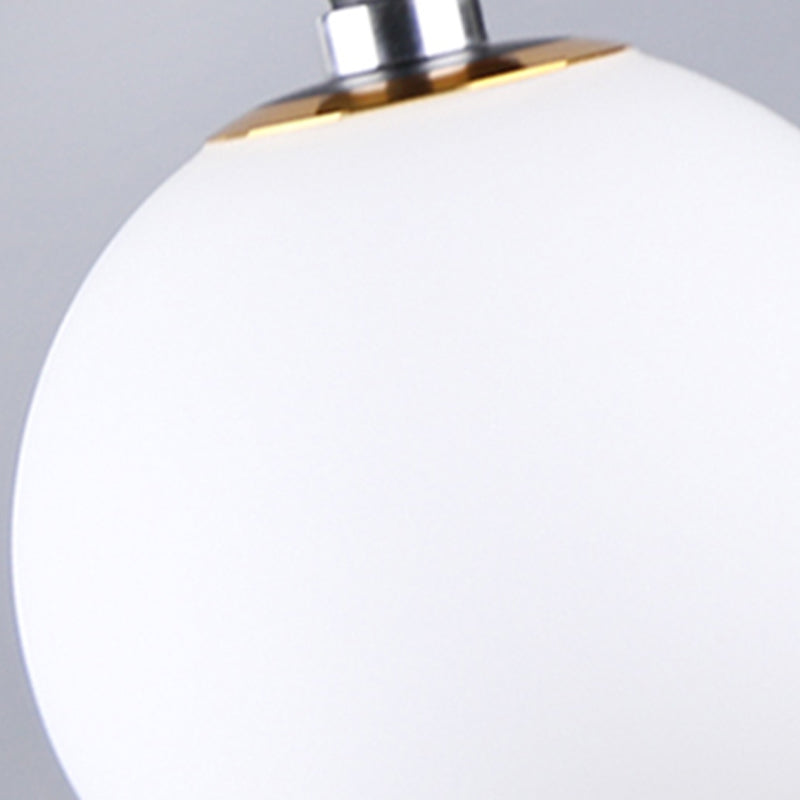 Nordic Style Ceiling Lamp Ball Shape Bulb Pendant Light with Glass Shade for Bedroom