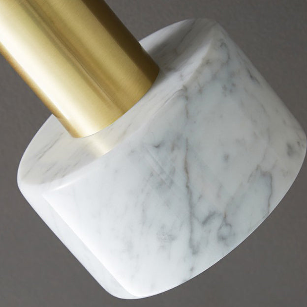 Marble Hanging Light Contemporary Pendent Lighting Fixture for Drawing Room