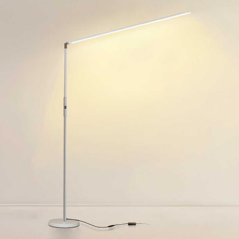 Nordic Linear Floor Lamp Metal 59" High LED Floor Light for Living Room