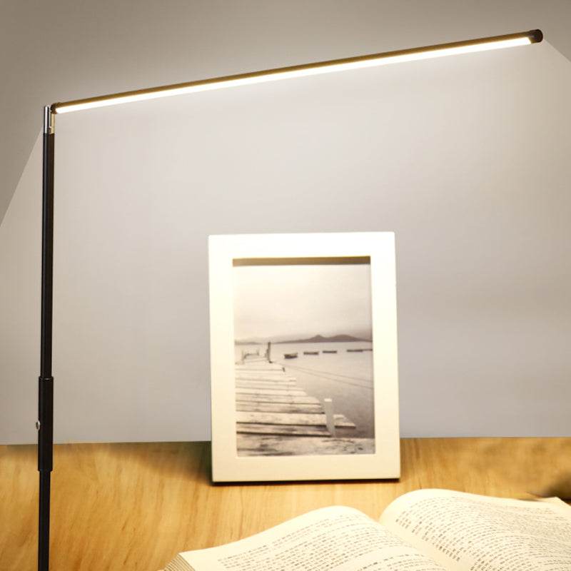 Nordic Linear Floor Lamp Metal 59" High LED Floor Light for Living Room